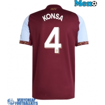 Aston Villa Ezri Konsa #4 Replica Home Shirt 2025-26 Short Sleeve